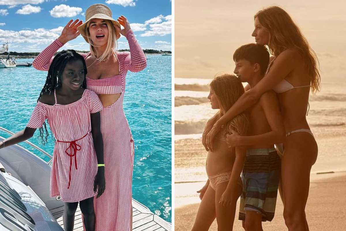 fotomontagem de giovanna ewbank com titi e gisele bundchen cm filhos