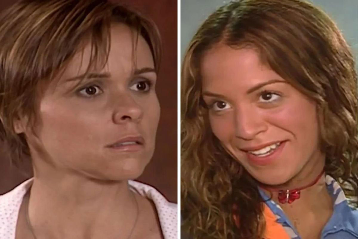 Heloísa (Giulia Gam) e Vidinha (Júlia Almeida) em Mulheres Apaixonadas