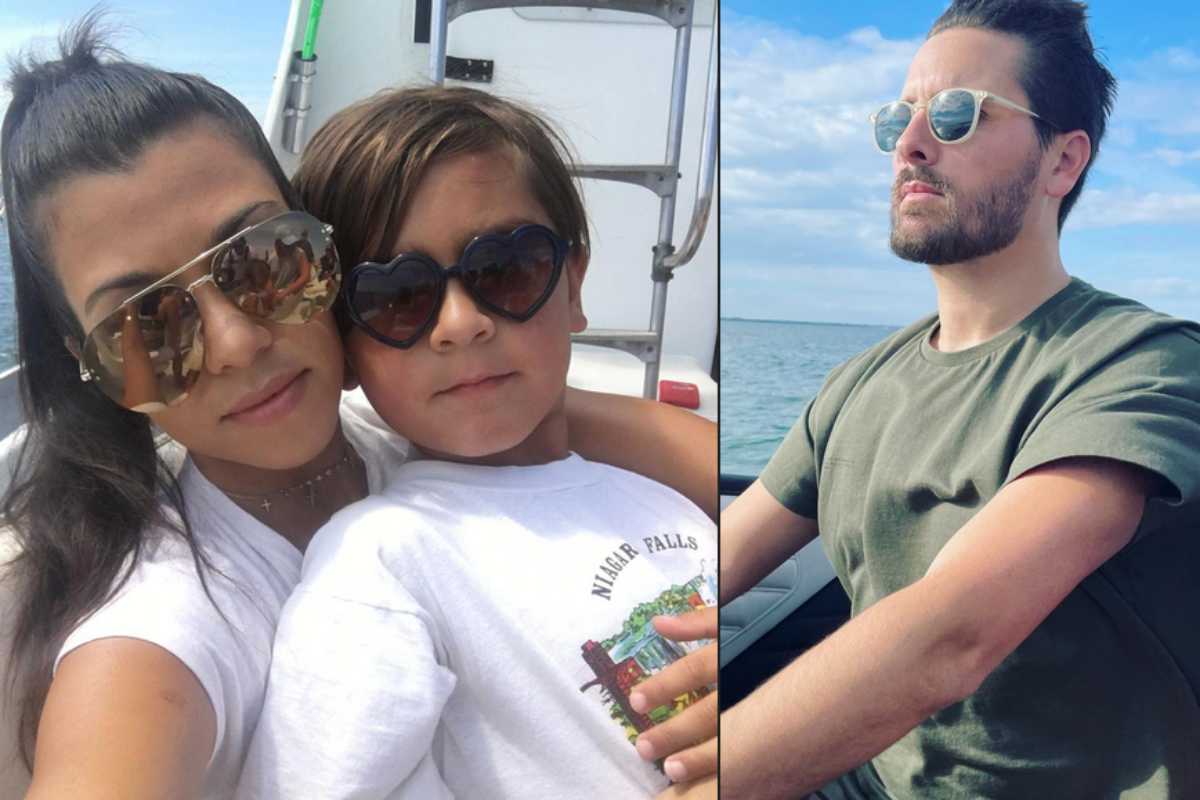 Kourtney Kardashian, Mason e Scott Disick