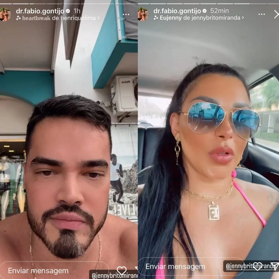 Momento que ambos falam sobre ocorrido