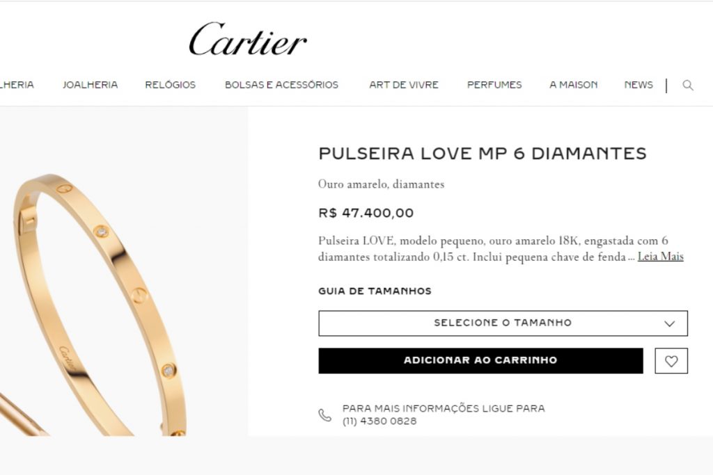 Pulseira usada por Anttónia Morais