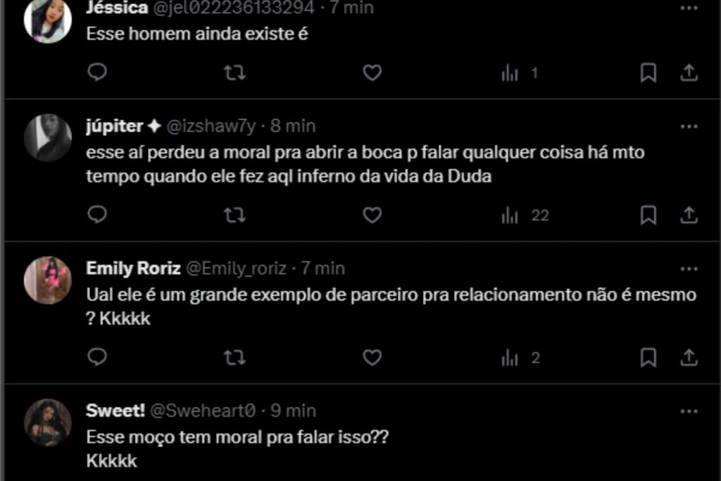 Internautas detonam Nego do Borel (Reprodução/Twitter)