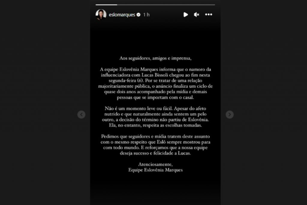 stories-eslovenia-marques-anunciando-termino-com-lucas-bissoli-instagram-1024x683-1 Eslovênia Marques anunciando fim do namoro com Lucas Bissoli