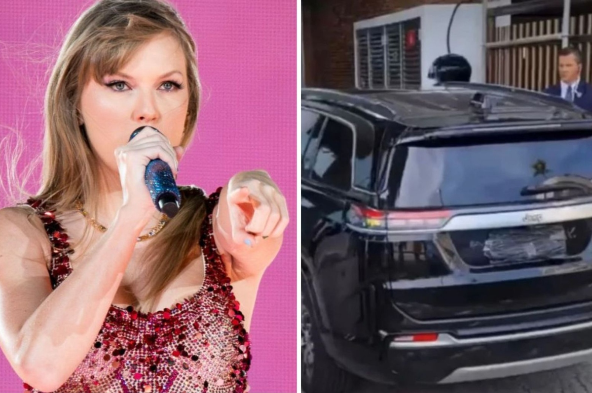 Taylor Swift - carro preto