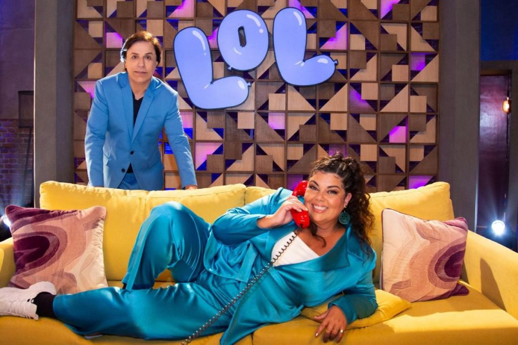 tom cavalcante e fabiana karla em "LOL: Se Rir, Já Era!"