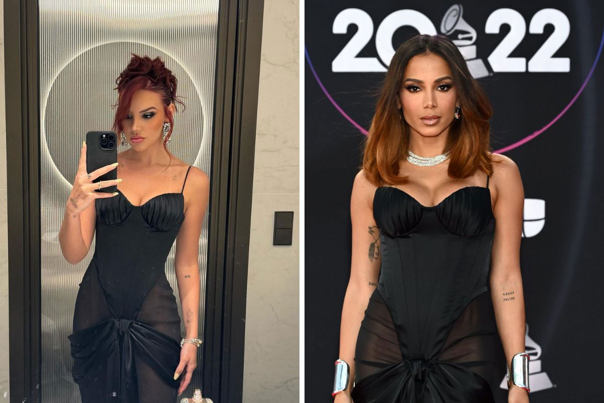 Fotomontagem Vivi Wanderley e Anitta