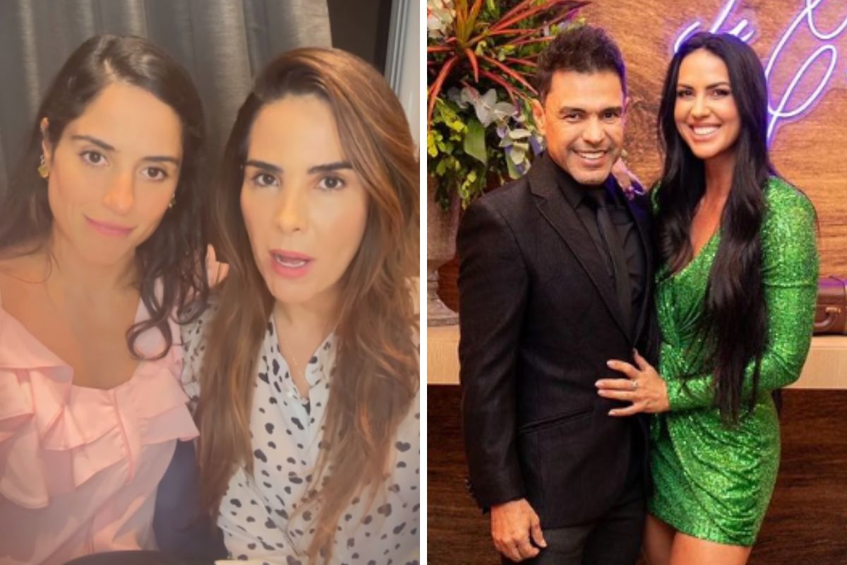 Camilla Camargo, Wanessa Camargo, Zezé di Camargo e Graciele Lacerda