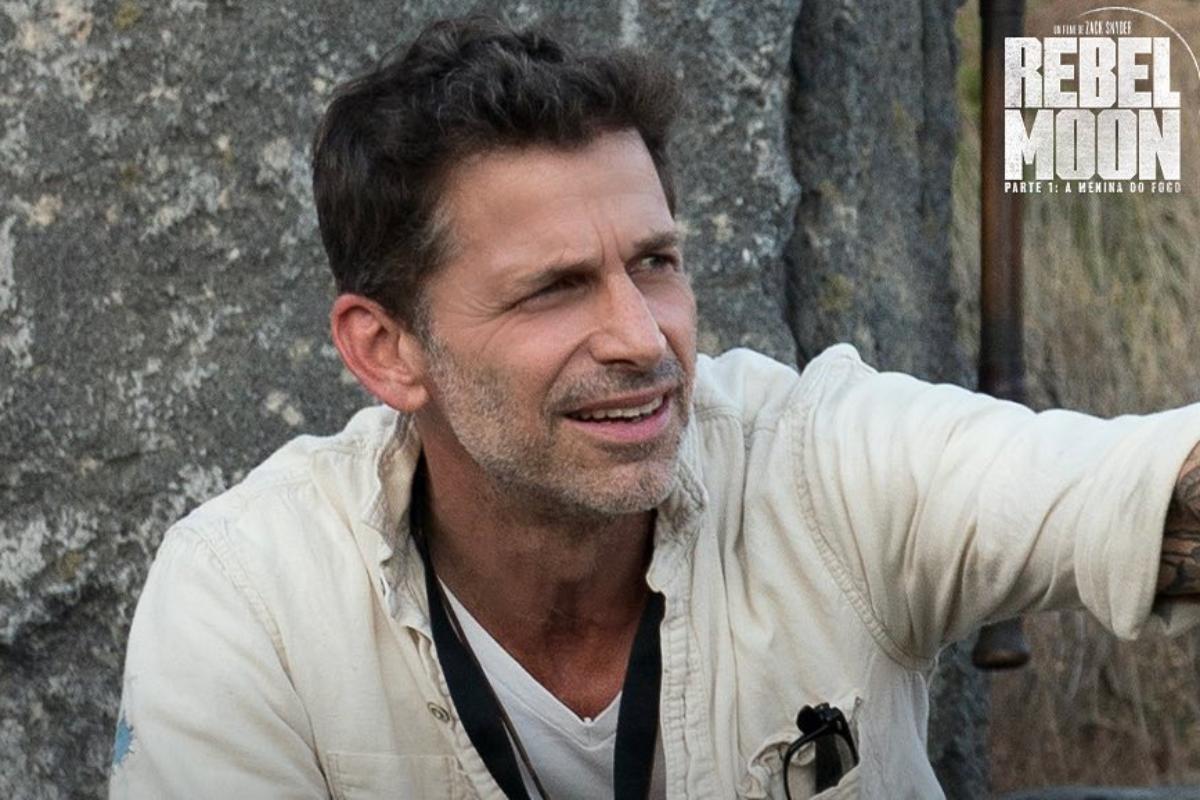 zack snyder no set de filmagens de rebel moon, da netflix