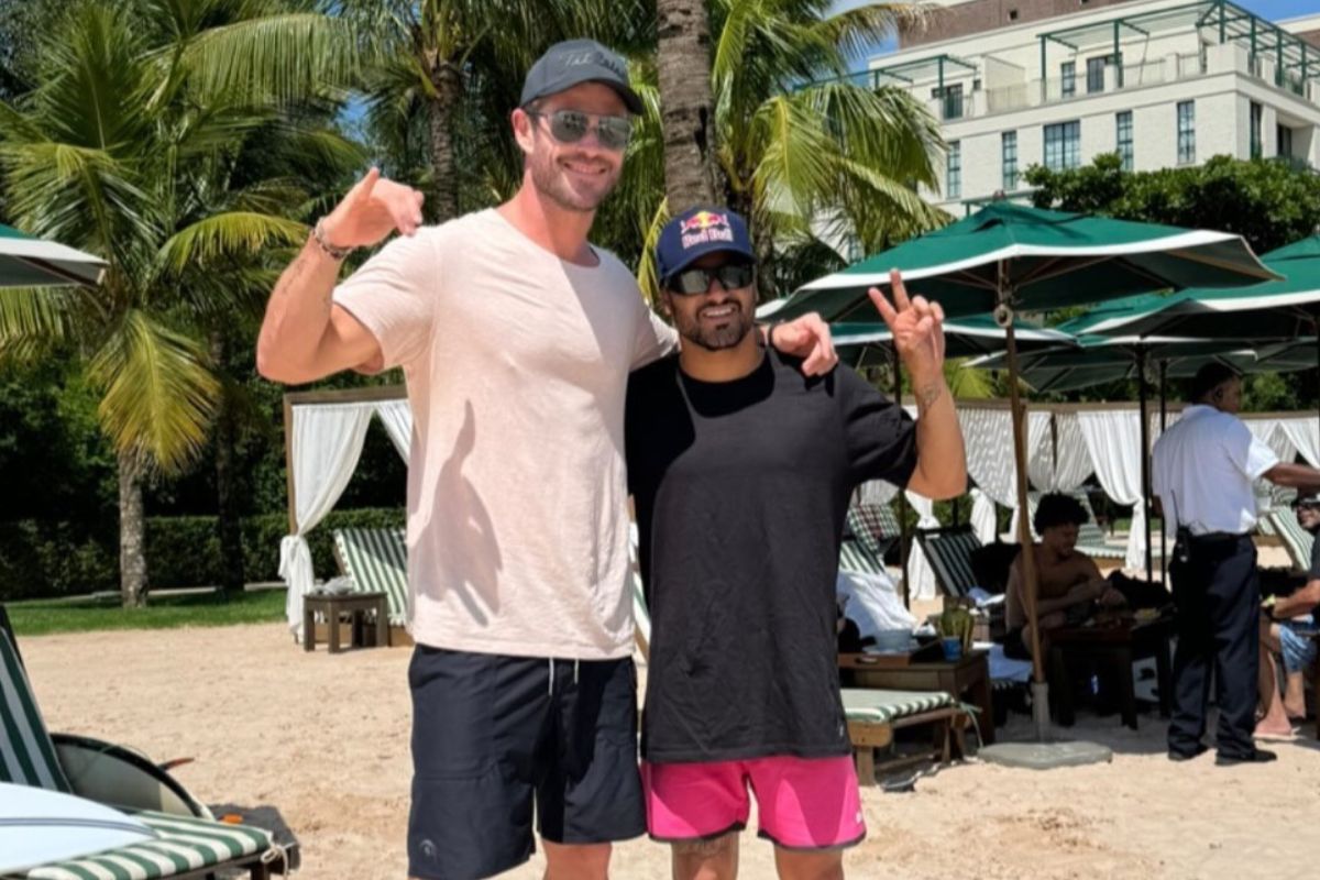 Chris Hemsworth e Ítalo Ferreira