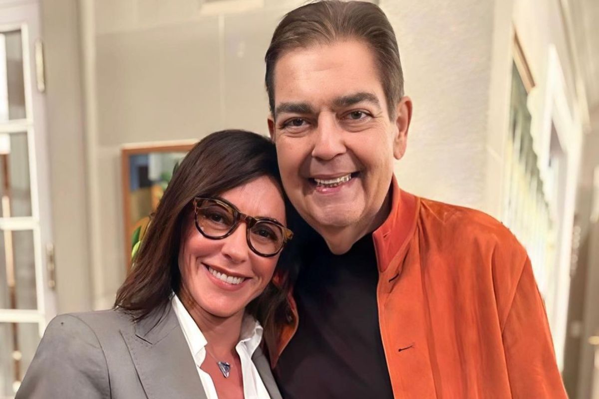 Christiane Torloni e Faustão
