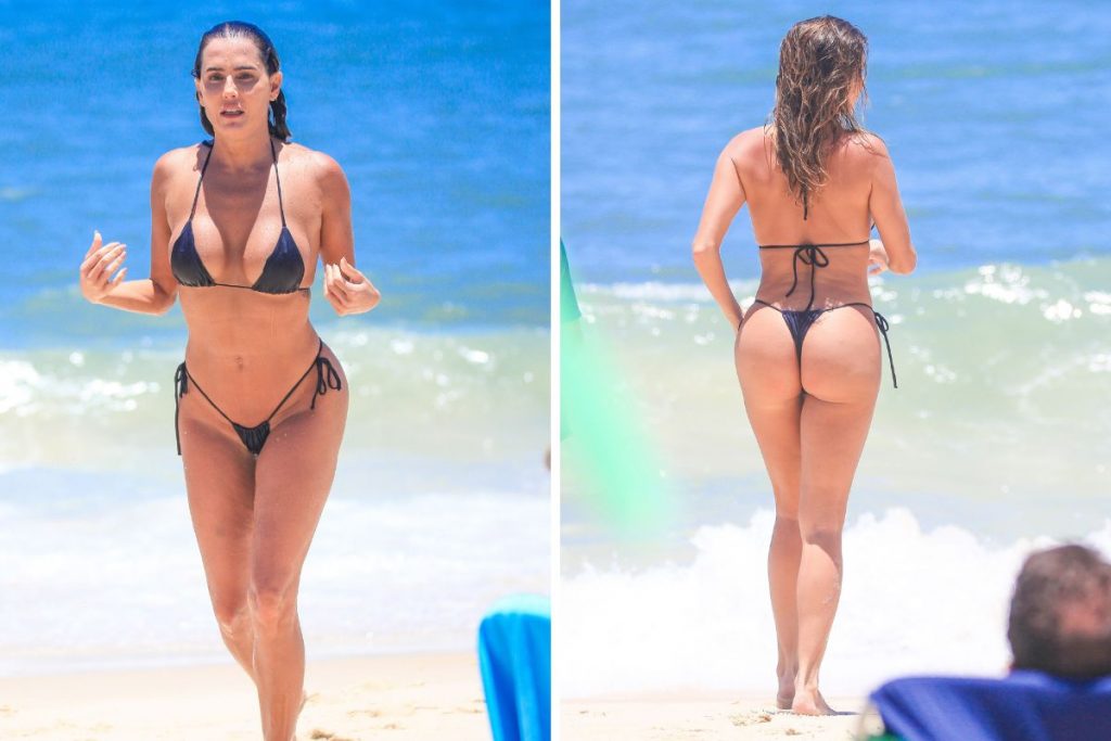 Deborah Secco arrasa no fio dental