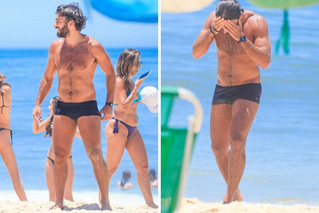 Hugo Moura posa e exibe seu corpo escultural ( Fabrício Pioyani/ Agnews)