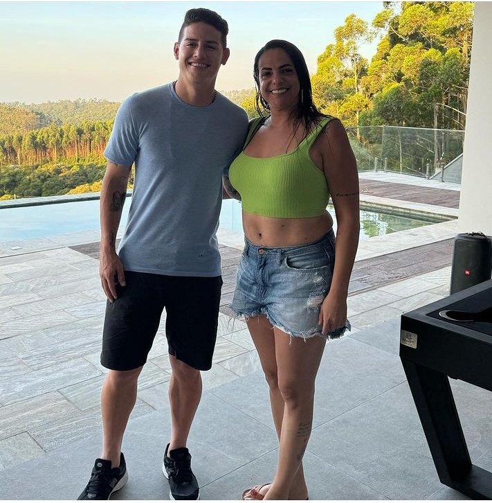james-rodriguez-casa-key-alves James Rodriguez na casa de Key Alves