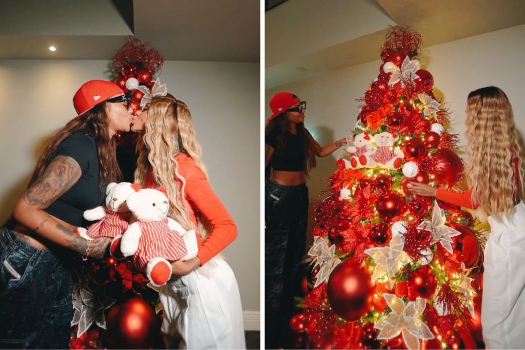 Árvore de natal de Ludmilla e Brunna Gonçalves