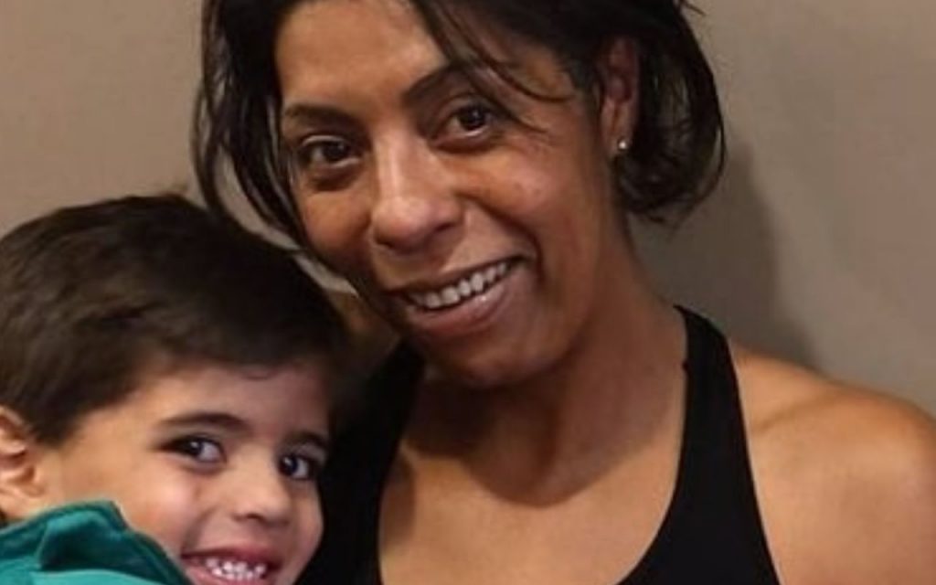 Márcia Fu e o filho, Gabriel
