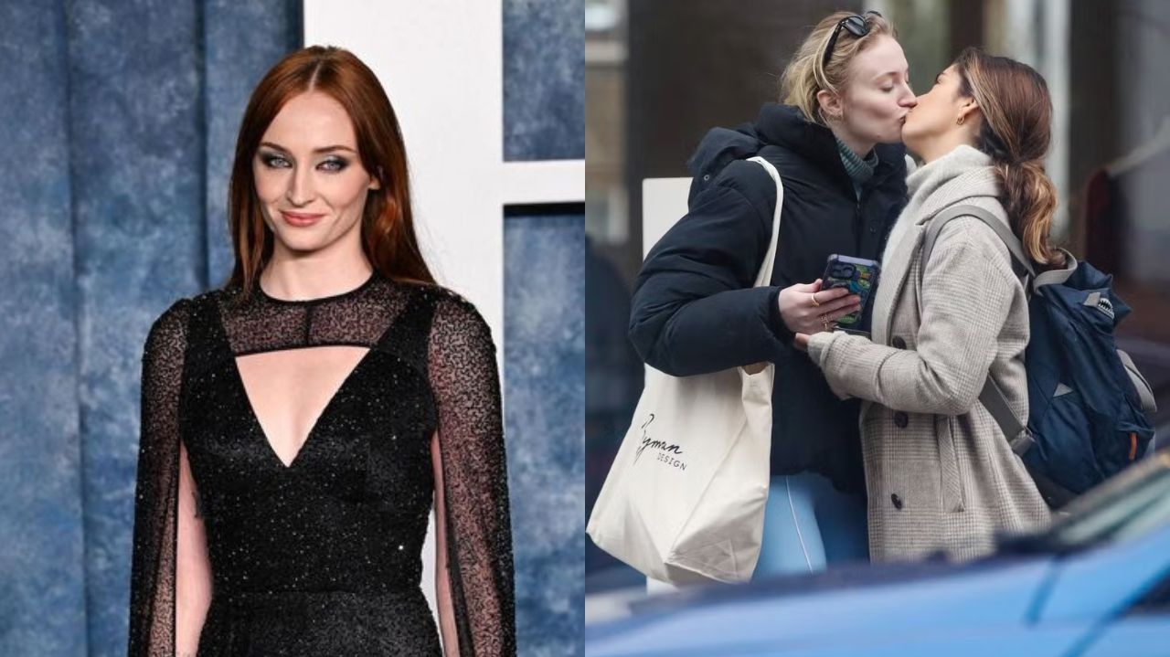 Sophie Turner beija amiga durante passeio em meio à romance com aristocrata Lorena Bueri