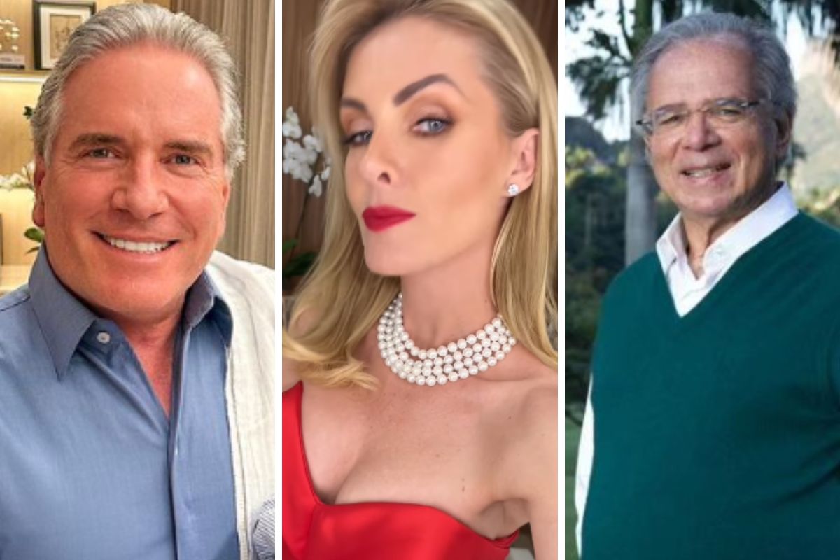 Roberto Justus, Ana Hickmann e Paulo Guedes