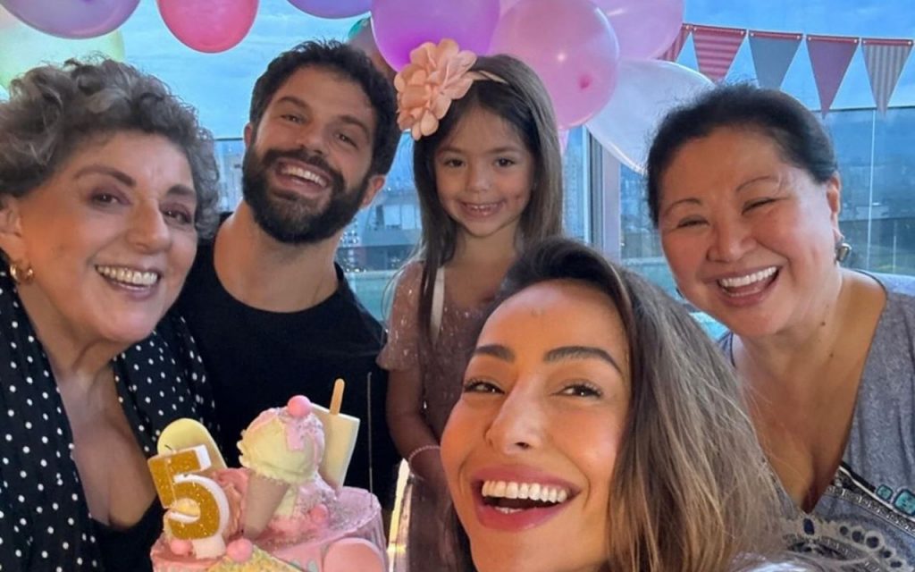 Leda Nagle, Duda, Zoe, Sabrina Sato e sua mãe Kika