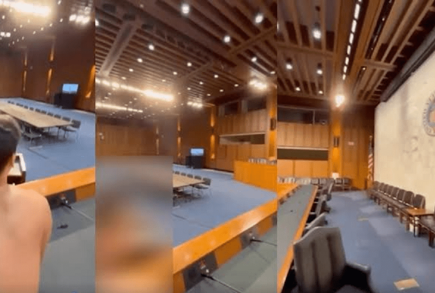 Homem grava vídeo de amor intenso entre rapazes em sala de audiência do Senado e registro viraliza; veja