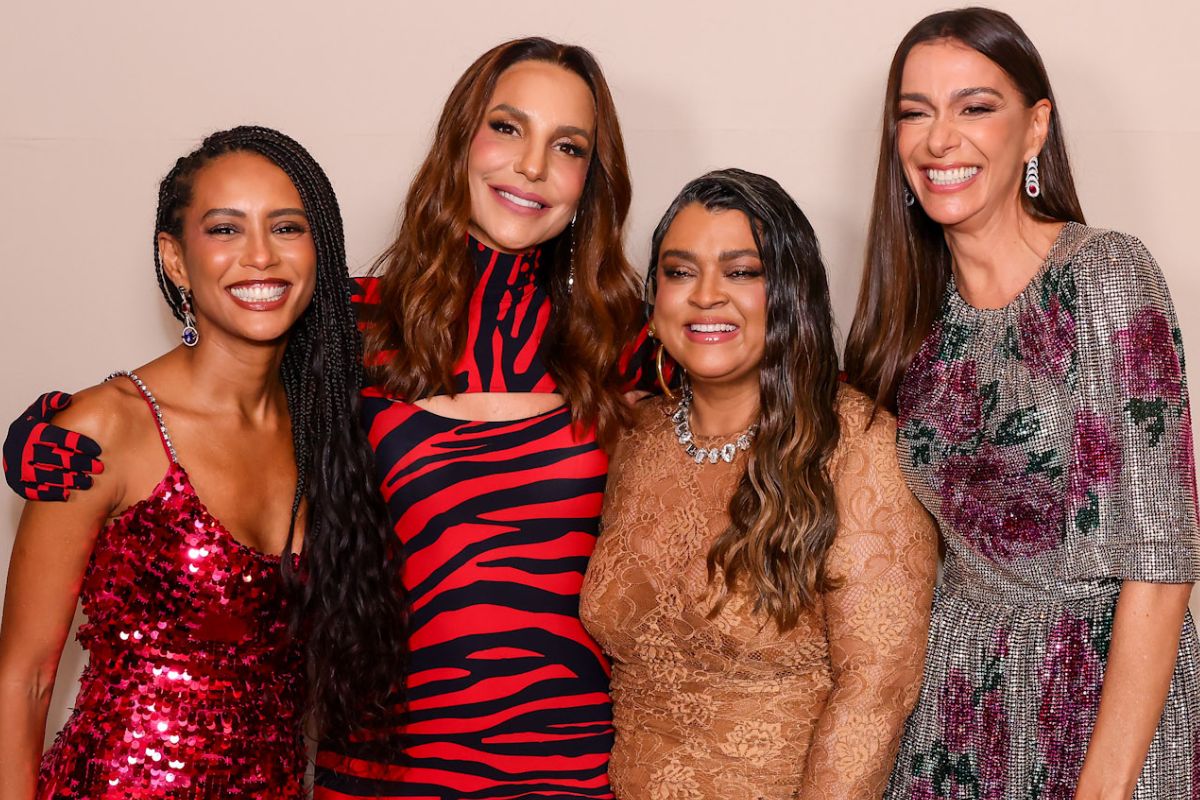 Taís Araujo, Ivete Sangalo, Preta Gil e Mônica Martelli