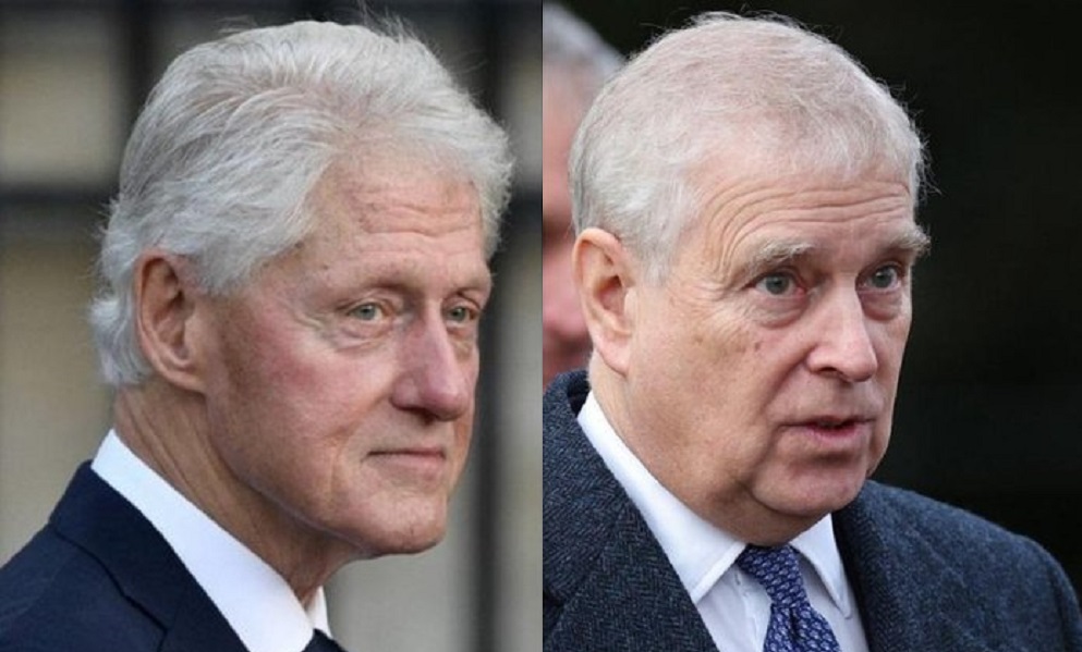 ESCÂNDALO! Bill Clinton e Príncipe Andrew aparecem na lista de pessoas ligadas a Jeffrey Epstein
