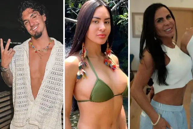 Gabriel Medina, Isabelle Nogueira e Gretchen