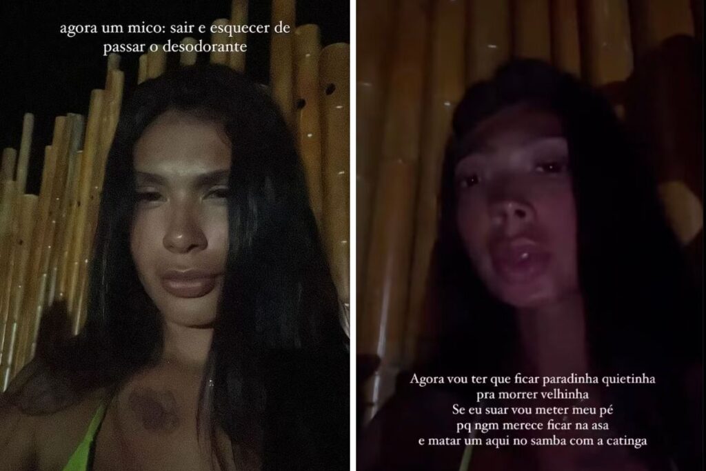 Pocah passa perrengue com desodorante em Noronha (Reprodução/Instagram)