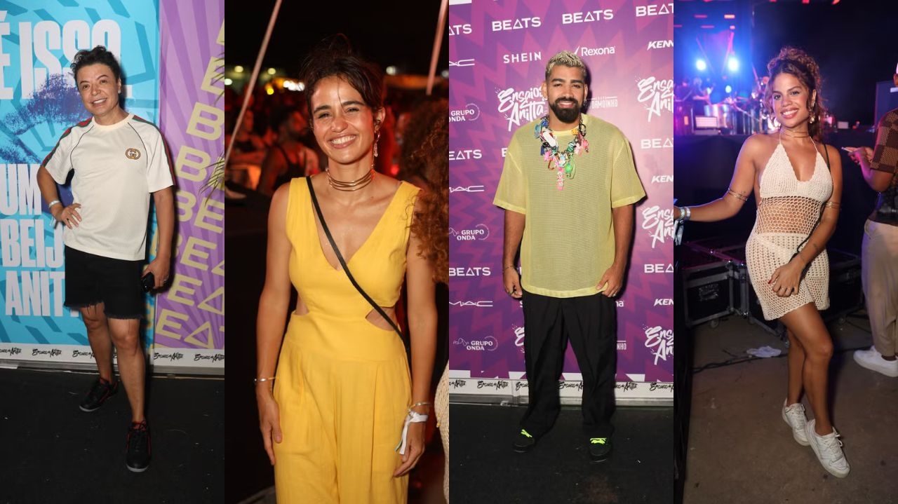 Famosos marcam presença em primeiro show do pré-carnaval de Anitta  Lorena Bueri