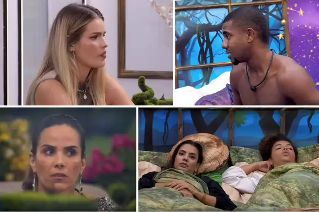 BBB 24 - Yasmin, Davi, Wanessa, Fernanda e Pitel