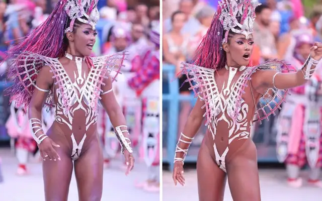 Erika Januza celebra vitória da Viradouro e sonha ser Rainha em 2025
