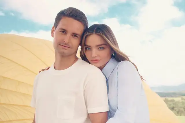 Evan Spiegel e Miranda Kerr