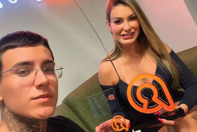 Arthur e Andressa Urach