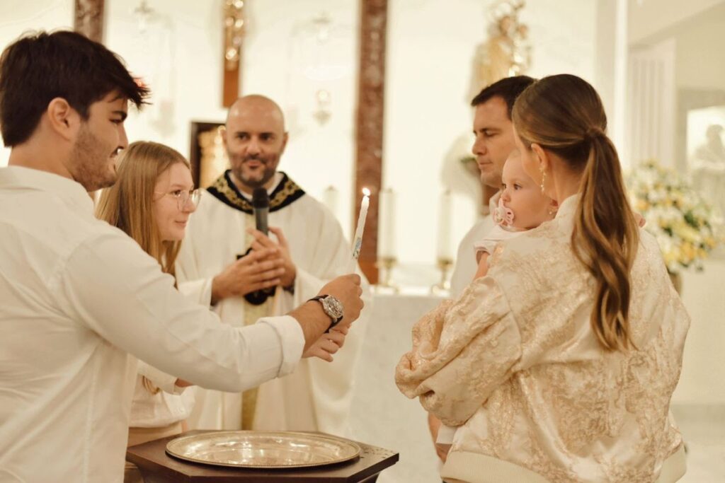 Batizado filha de Renata Kurten