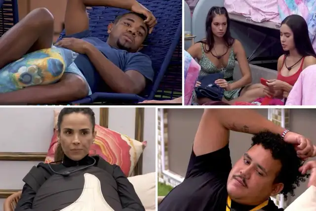 BBB 24 - Davi, Alane, Isabelle, Wanessa e Lucas Henrique