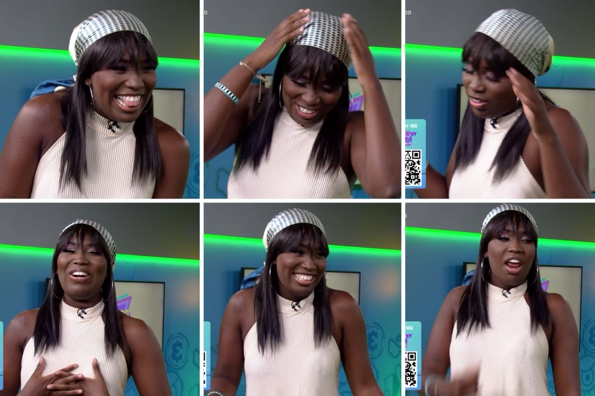 BBB 24: Leidy Elin de lenço na cabeça, vestido branco