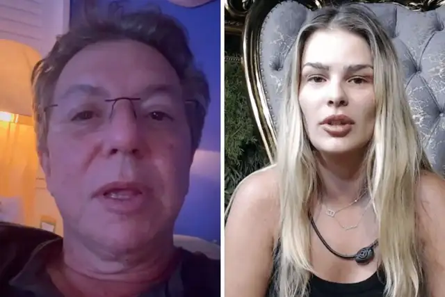 Boninho e Yasmin Brunet no Confessionário