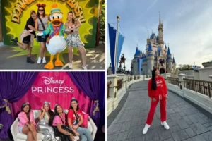 Evelyn Regly se diverte na Disney ao lado de influenciadores