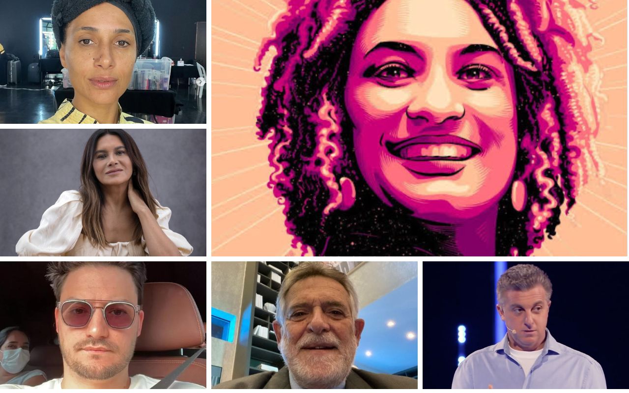 Luciano Huck, Camila Pitanga, Dira Paes e outros famosos comentam prisão de suspeitos por assassinato de Marielle