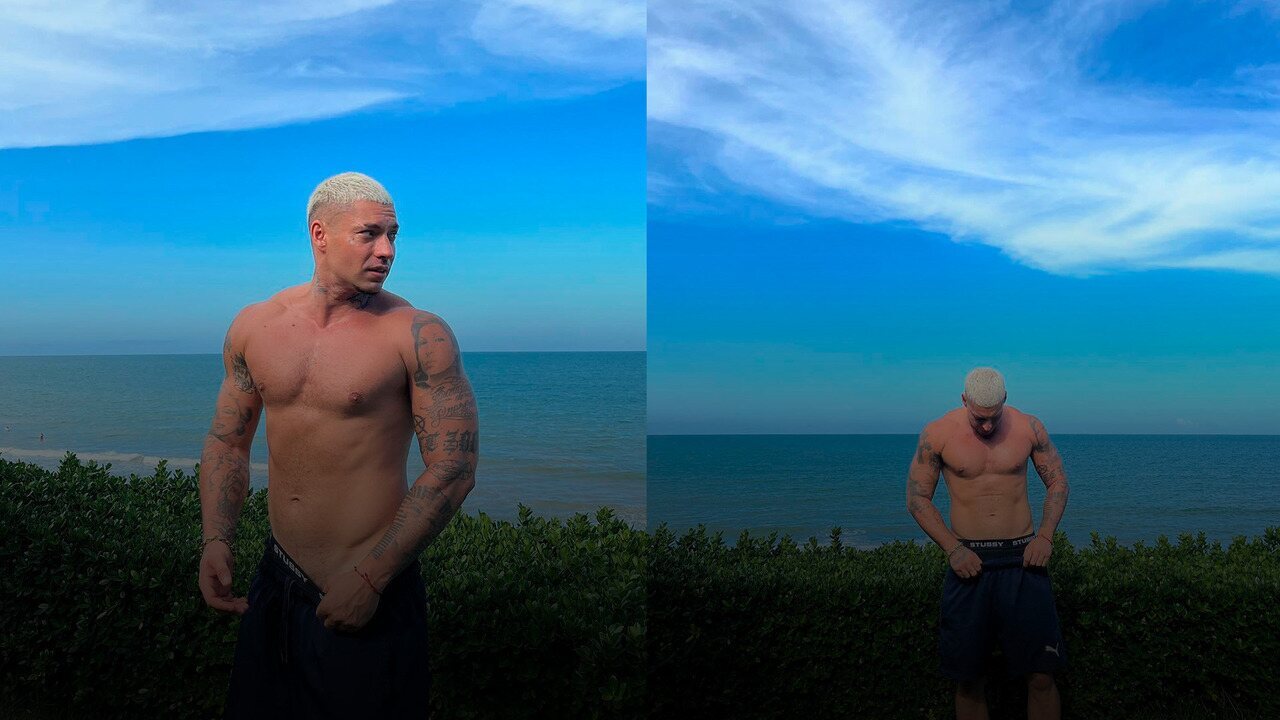 Agitou! Filipe Ret abaixa a cueca, quase mostra demais e fãs deliram: ‘Vai com calma’; veja