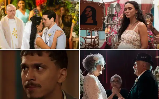 Final de Fuzuê tem morte, casamento, nascimentos e prejuízos reparados – Fotos: Globo