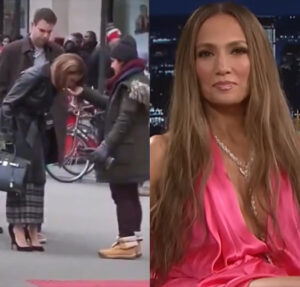 Vídeo de Jennifer Lopez cuspindo chiclete na mão de assistente viraliza e divide opiniões