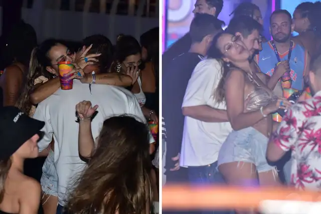 Jonas Sulzbach e Layssa Souza