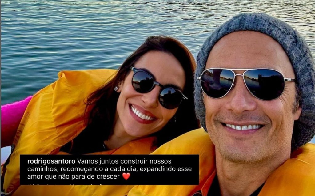 Mel Fronckowiak e Rodrigo Santoro vão ser pais novamente