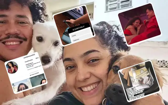 Após Lucas xavecar Pitel, mulher apaga fotos e faz as malas dele