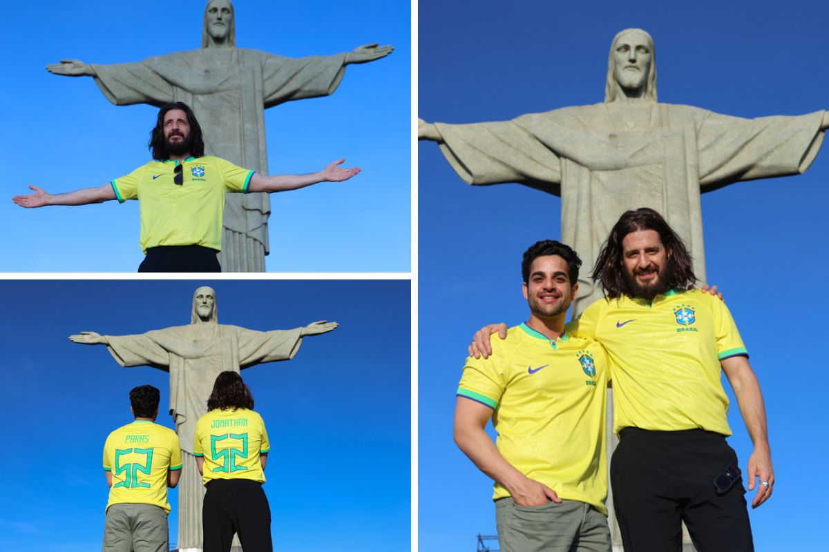 JONATHAN ROUMIE (JESUS CRISTO) e PARAS PATEL (MATEUS)