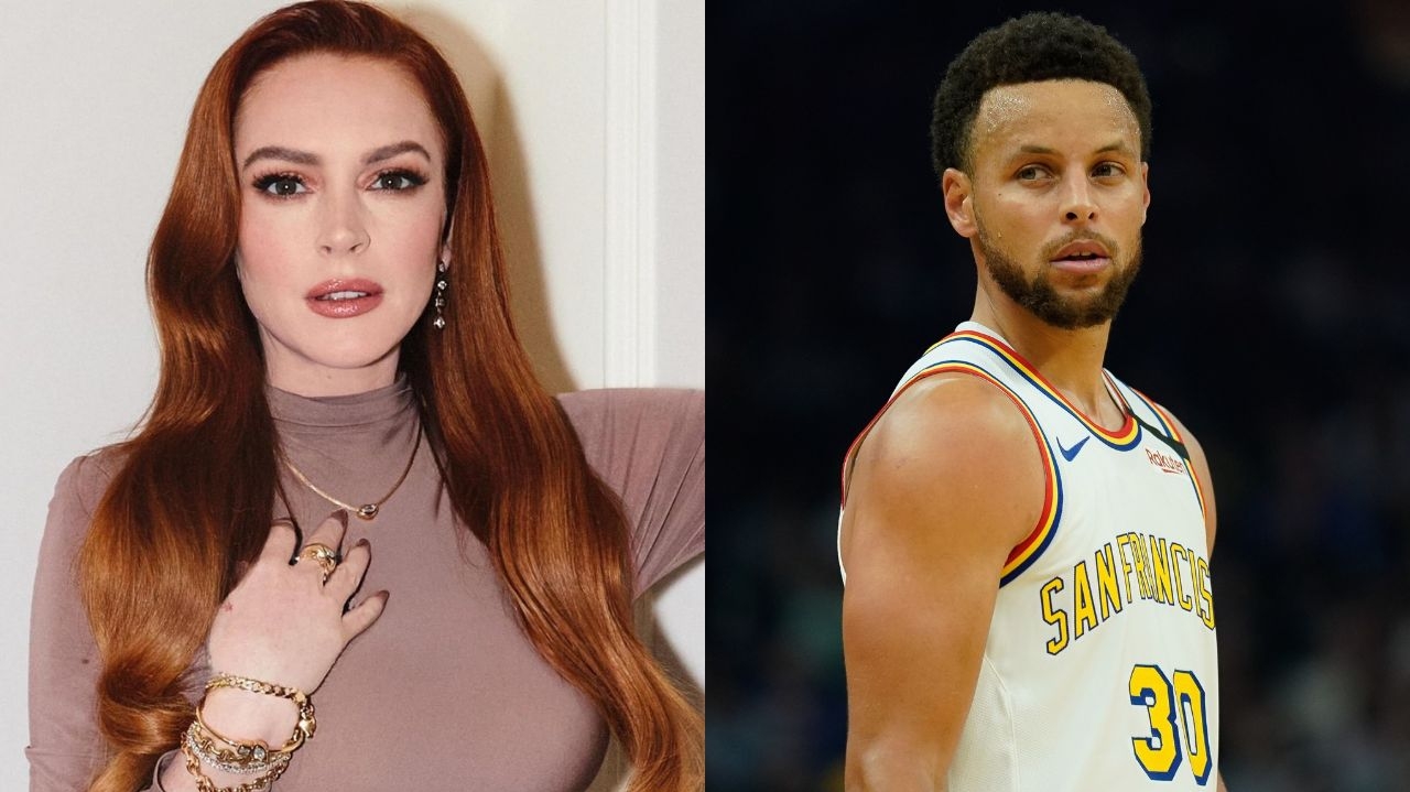 Lindsay Lohan revela que Stephen Curry e sua esposa serão os padrinhos de seu filho  Lorena Bueri