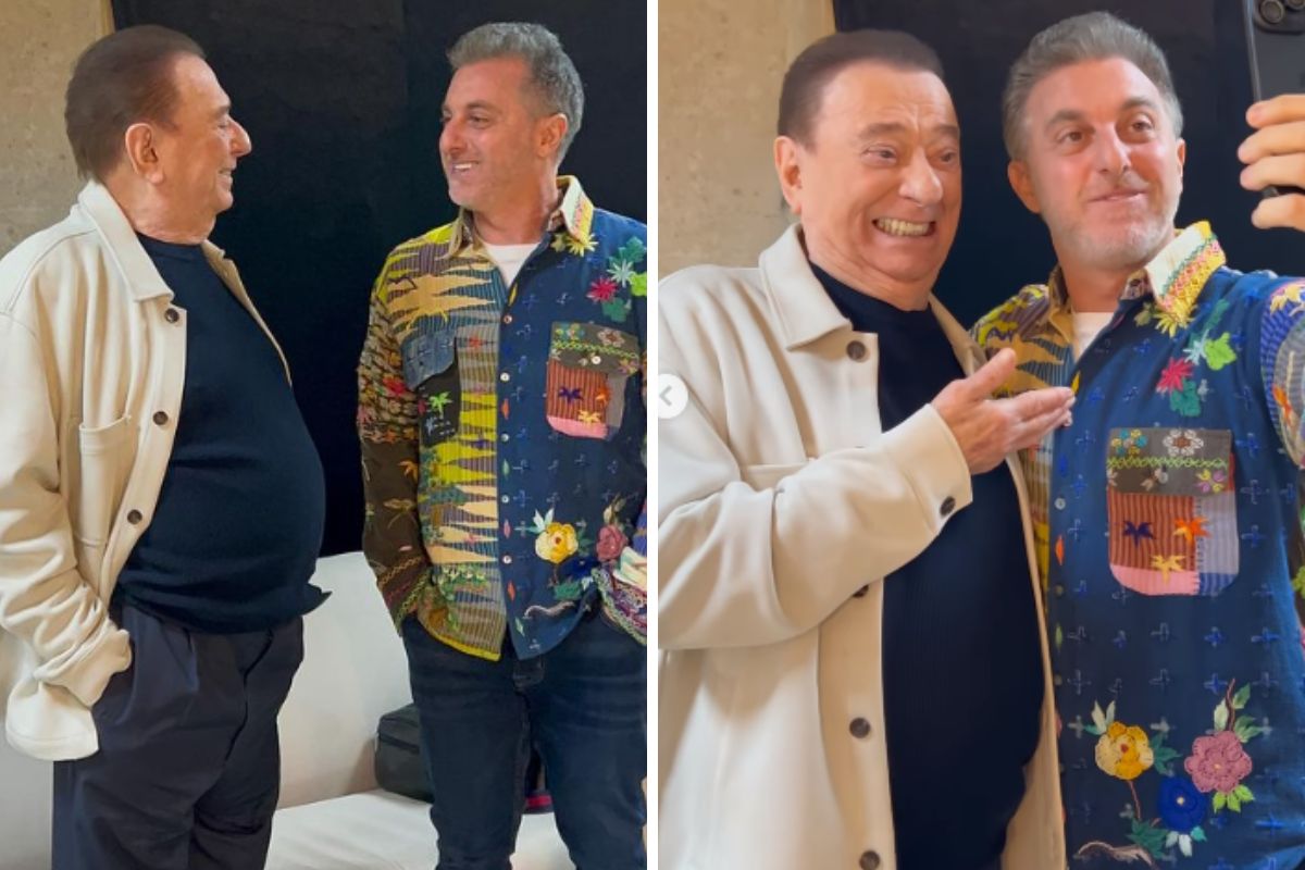 Luciano Huck e Raul Gil