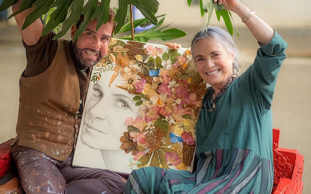 Regina Duarte e Roberto Camasmie