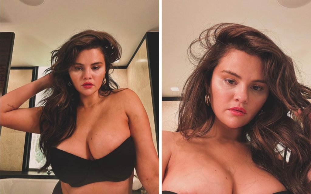 Selena Gomez posta fotos com seios volumosos e apaga em poucos minutos
