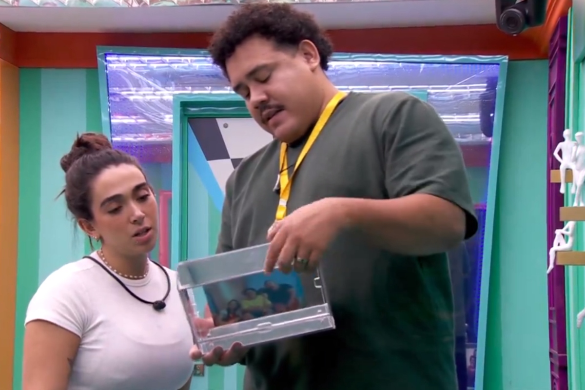 BBB 24 - Giovanna e Lucas Henrique no Quarto do Líder